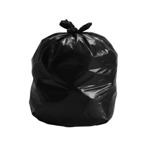 Black garbage bag durable plastic waste bin liner trash bag for home kitchen office