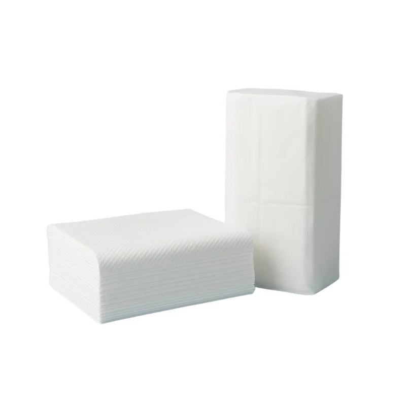 Interfold tissue paper 150 sheets 1-ply white hand towel 210mm x 220mm Kuwait Imaxclean commercial hygiene dispenser refill