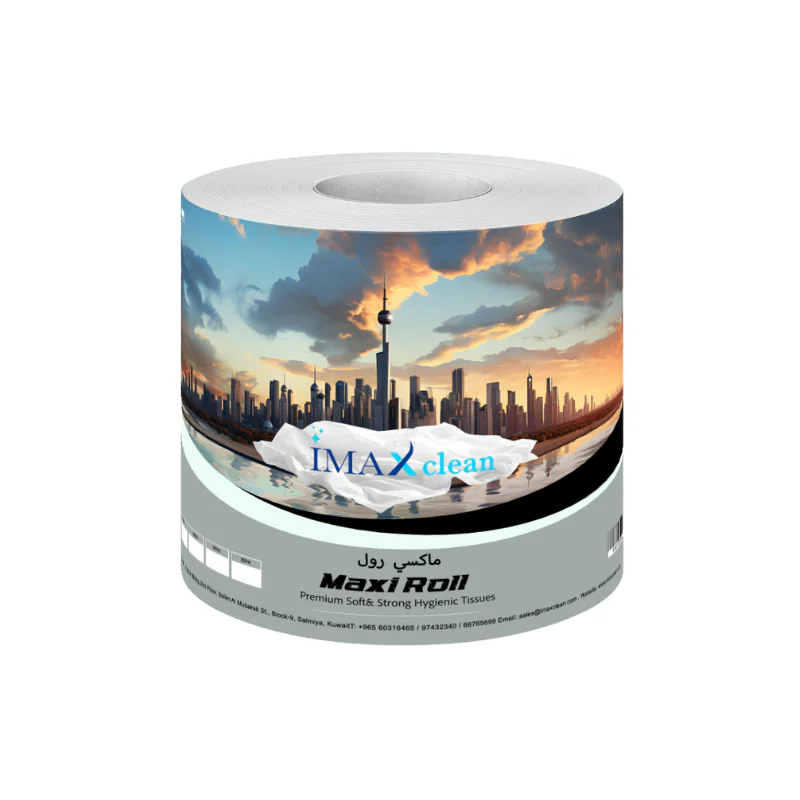 Maxi Roll Advanced professional toilet paper rolls for commercial cleaning - Imaxclean Kuwait
