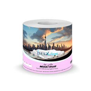 Maxi Roll Standard Toilet Paper Roll 0005-1010 - Premium Hygiene Tissue - Imaxclean Kuwait