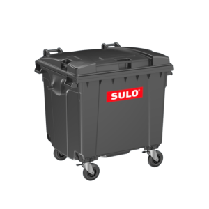 Sulo City Bag 1200L wheeled waste bin Germany Kuwait Imaxclean industrial garbage container with wheels gray dustbin commercial waste management