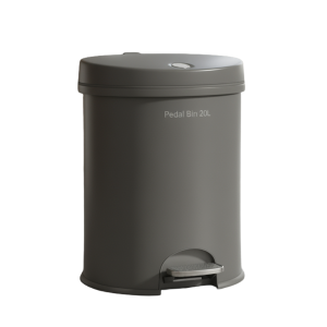 20L Plastic Pedal Bin Kuwait - Imaxclean Foot Operated Waste Bin - Kitchen Bathroom Pedal Dustbin with Lid