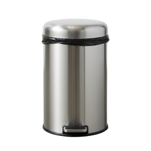 Stainless Steel 12L Pedal Bin - Premium Kitchen Waste Management Kuwait