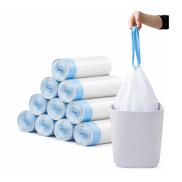 Kees Garbage Bag White & Blue